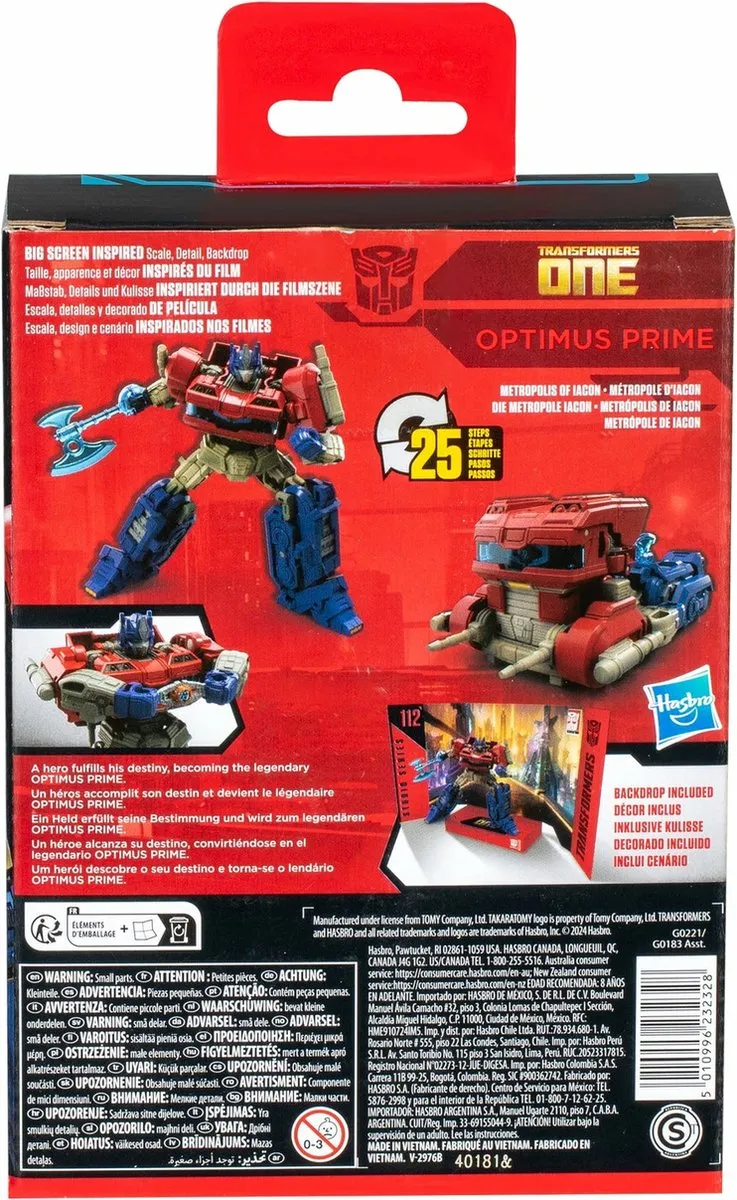 Hasbro Transformers Optimus Prime Studio Series G02215X0 - 11 cm Multi - afbeelding 6 van 6