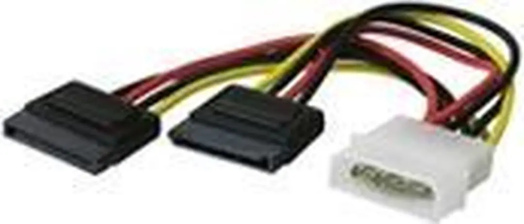 Goobay Y-Stroomkabel PC 5.25 naar 2x SATA - 10 Stuks