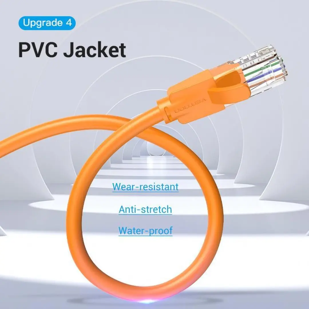 Vention IBEOF Netwerkkabel Cat6 U/UTP - 1m - Oranje - afbeelding 6 van 6