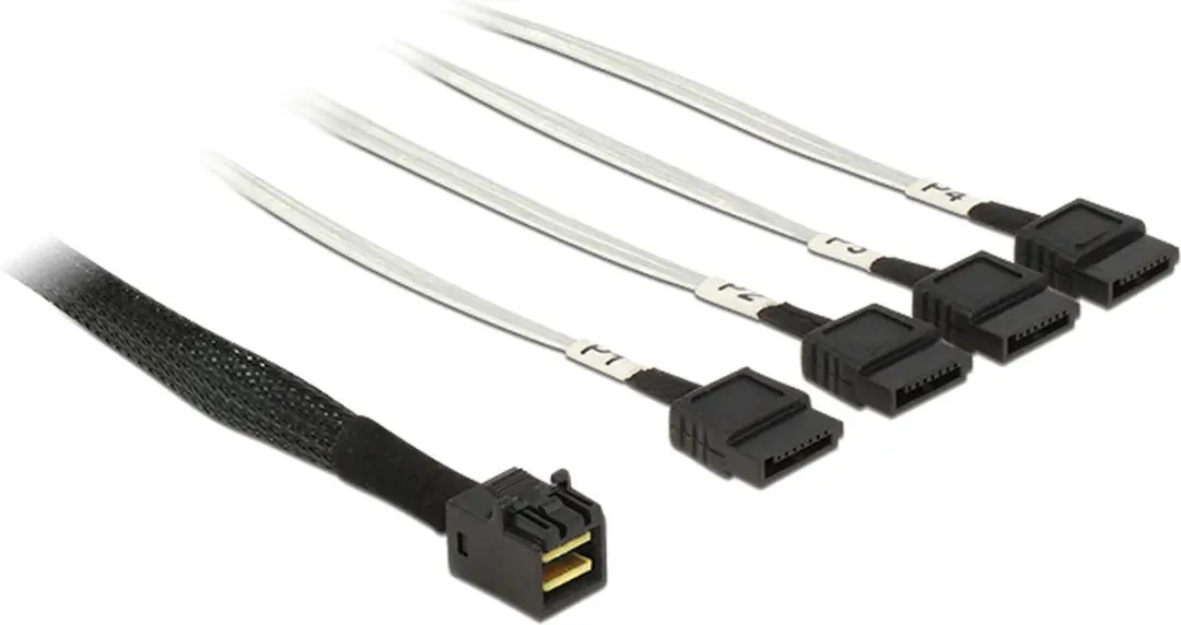 Delock Mini-SAS HD naar 4x SATA Kabel