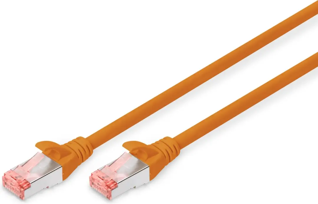 Digitus DK-1644-010/OR Netwerkkabel CAT 6 S/FTP 1m