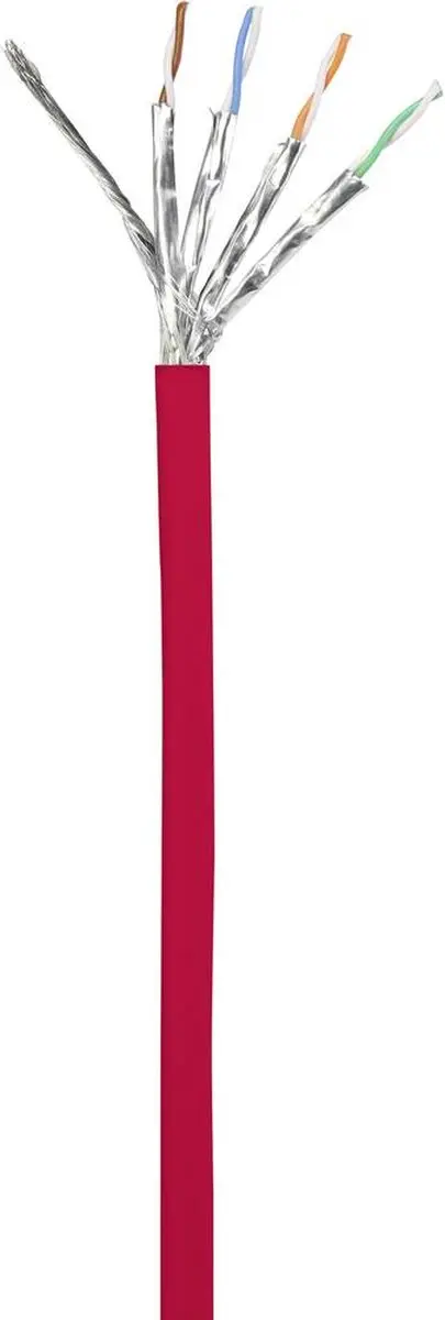 Renkforce RF-5047498 Netwerkkabel CAT 6A S/FTP 3m - Rood