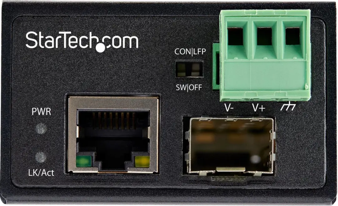 Startech IMC100MSFP Glasvezel Media Converter - Zwart