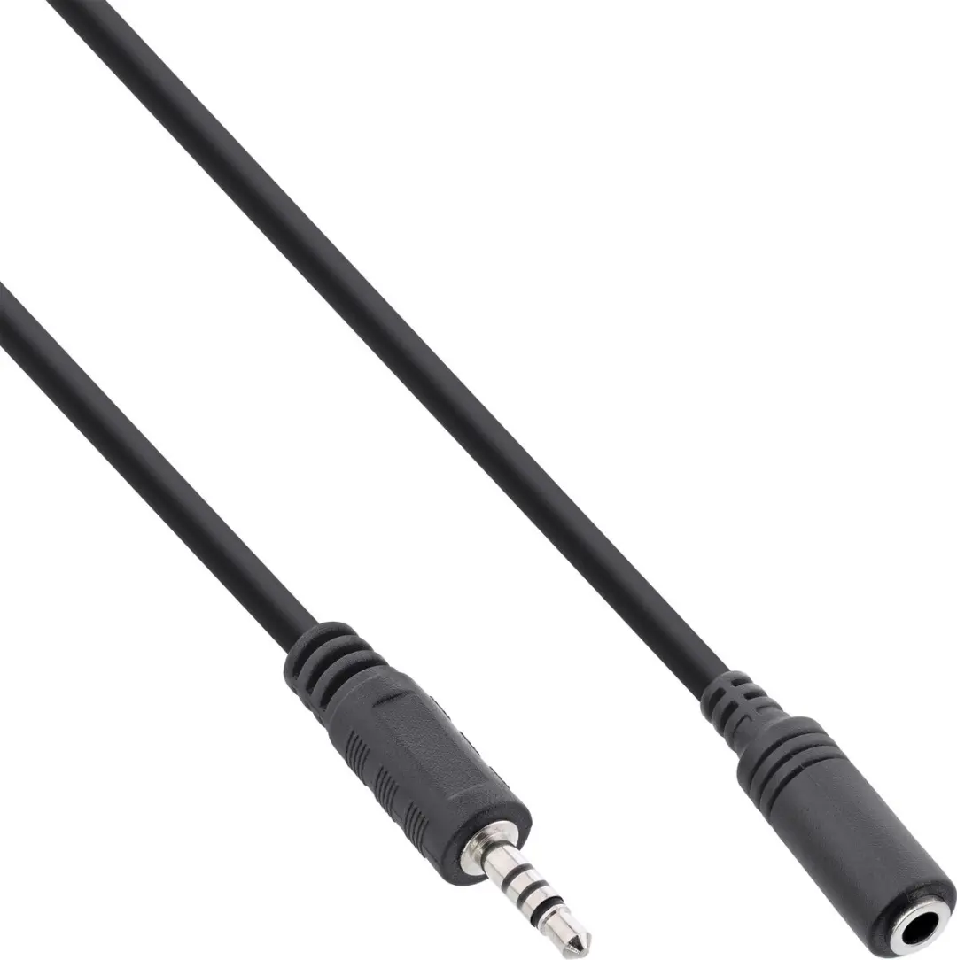 InLine 2,5mm Jack naar 3,5mm Jack Kabel