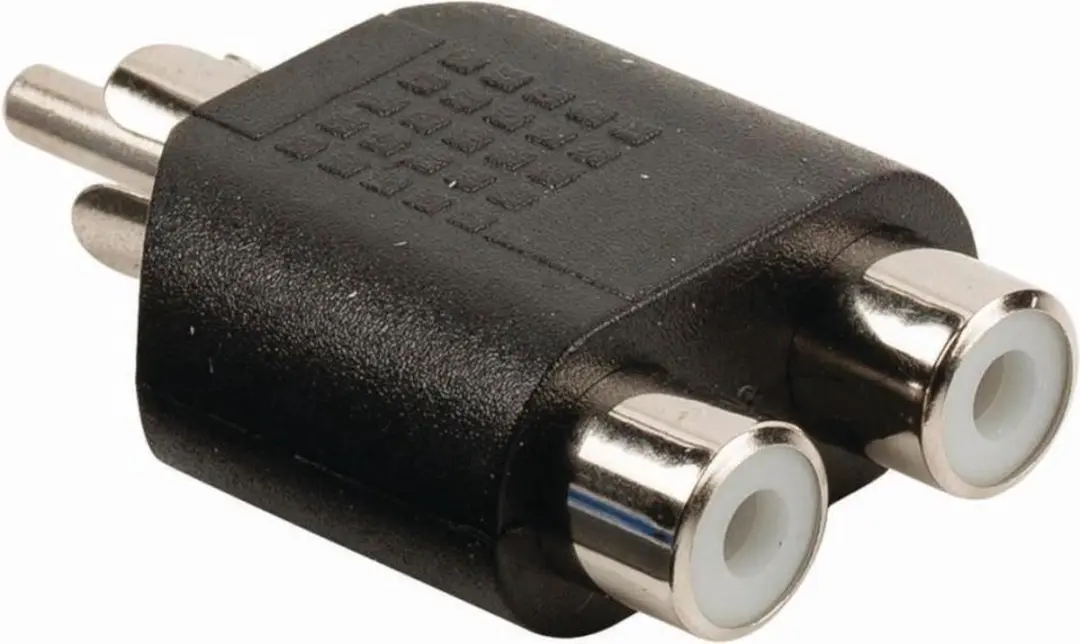 Nedis Subwoofer-Adapter RCA Male naar 2x RCA Female - Zwart - afbeelding 6 van 6