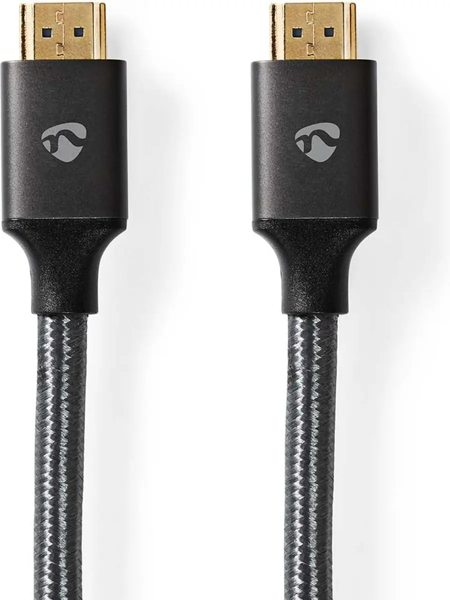 Nedis HDMI-Kabel CVTB34000GY100 4K60Hz 18Gbps 10m - Gun Metal Grijs