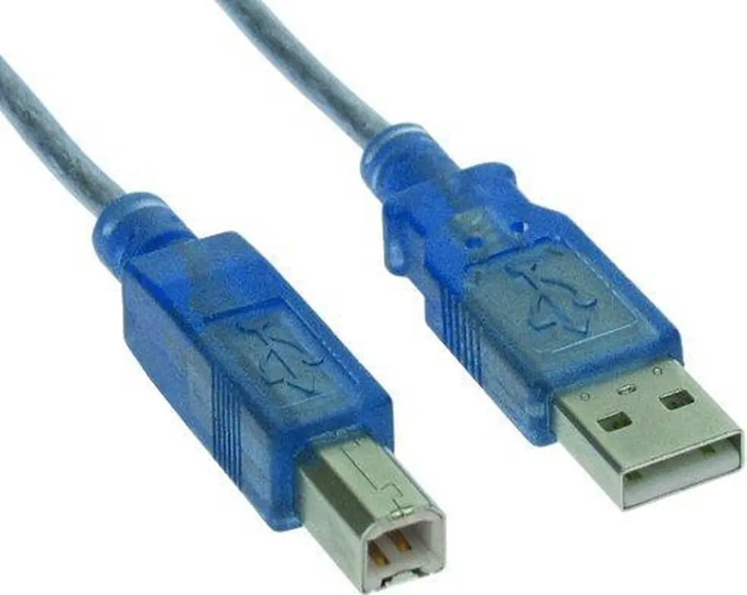 InLine USB naar USB-B Kabel 3m - Blauw