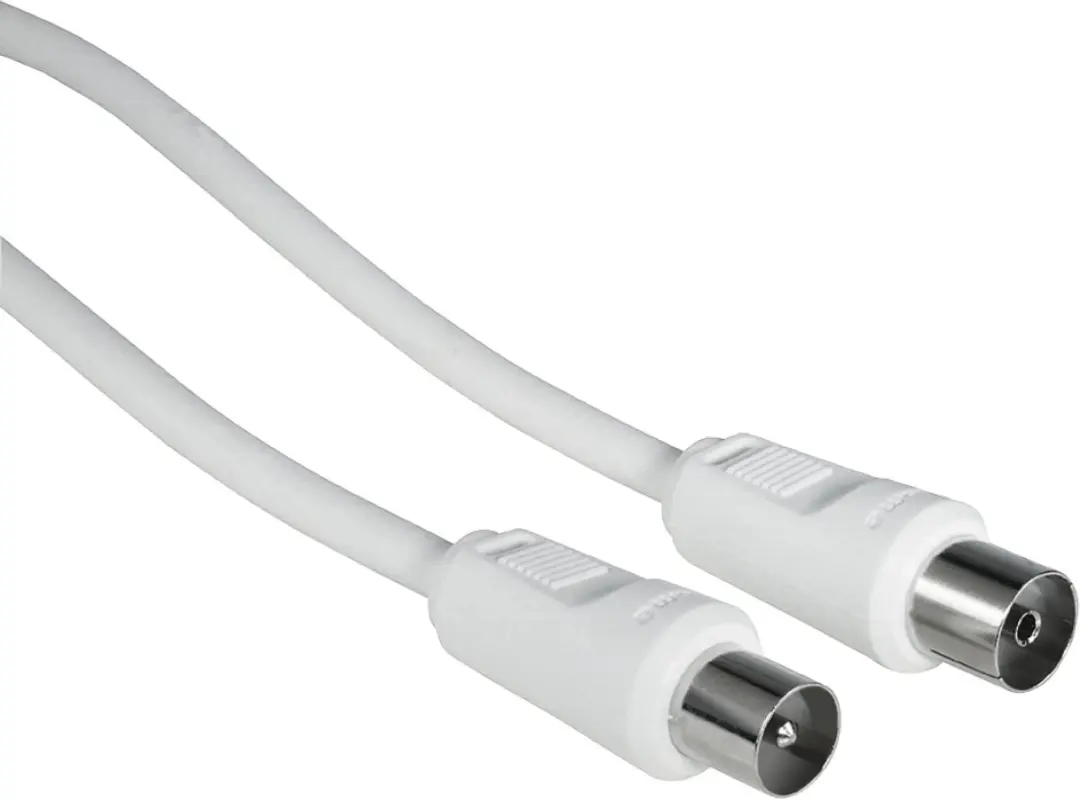 Hama 00011993 coax-kabel 1,5 m Wit