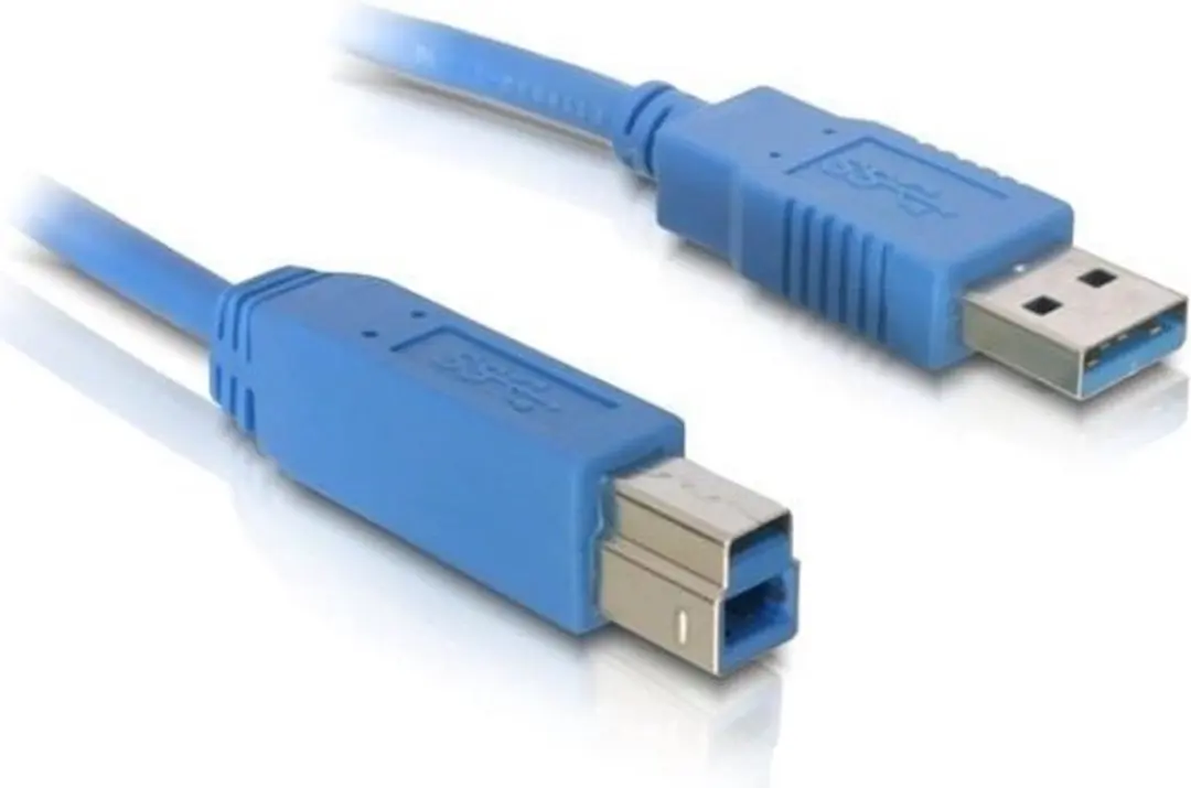 Delock USB 3.0 A-B Kabel - Blauw - 3m