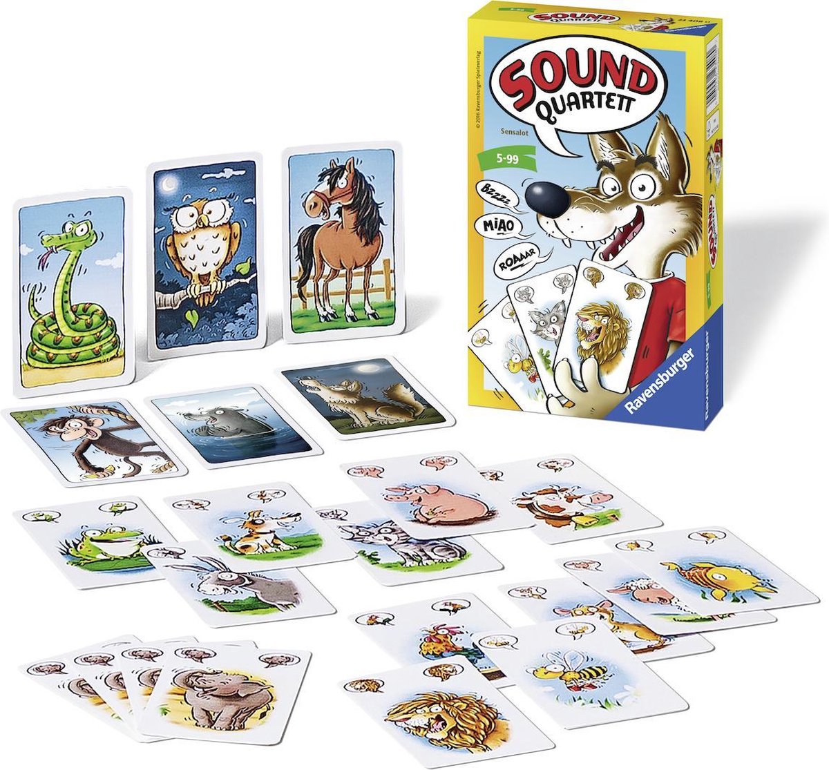 Ravensburger Sound quartett - pocketspel