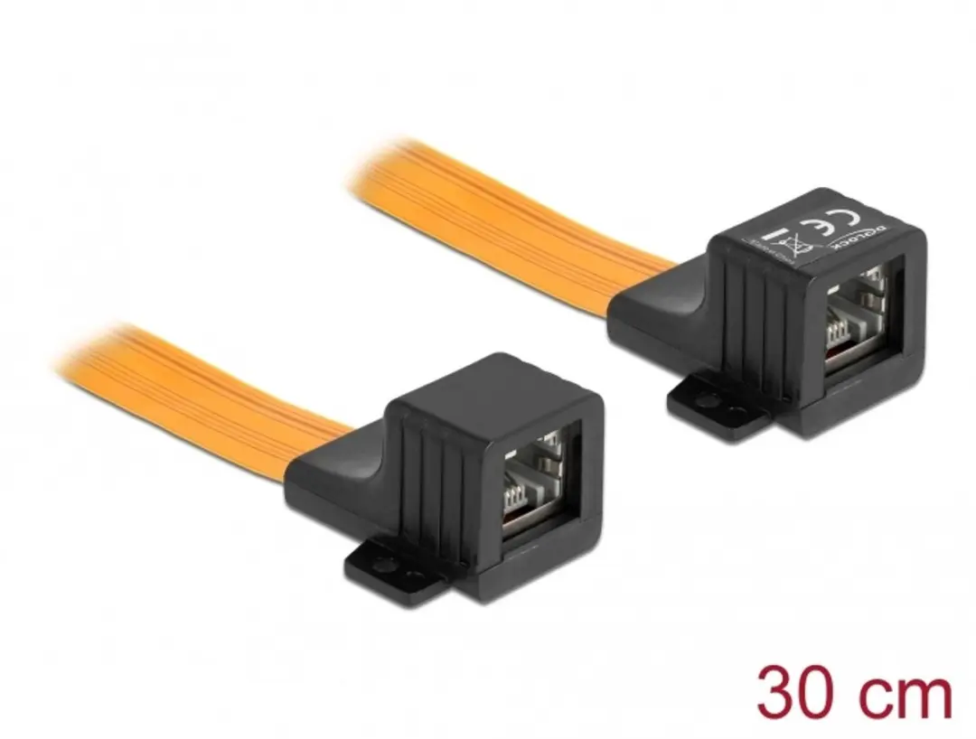 Delock RJ45 FPC Window Feed-Through 30cm