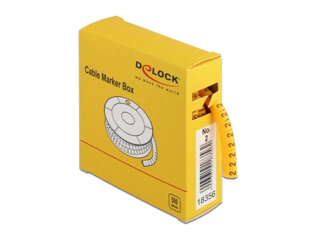 Delock Cable Marker Box Geel