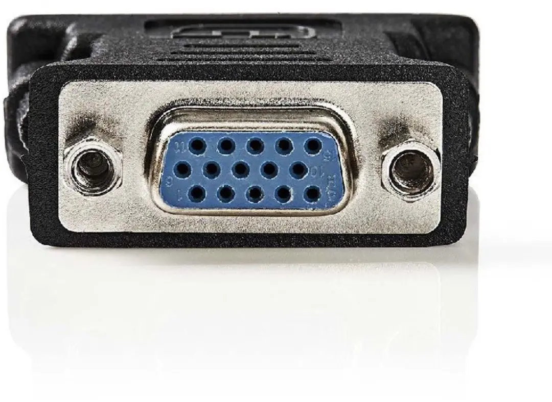 Nedis DVI-I naar VGA Adapter CCGP32900BK - Zwart