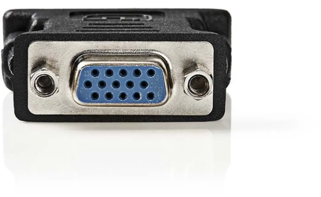 Nedis DVI-I naar VGA Adapter CCGP32900BK - Zwart
