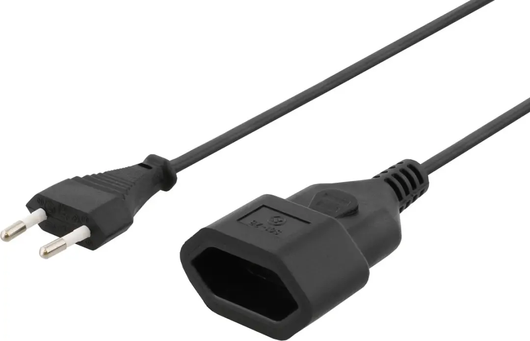 Deltaco DEL-109A Kabel CEE 7/16 naar IEC C7 1m