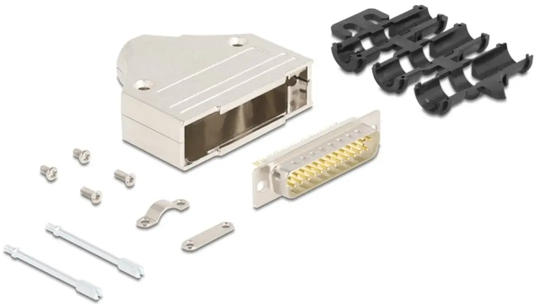Delock Sub-D 25-polig Metal Behuizing met Male Connector