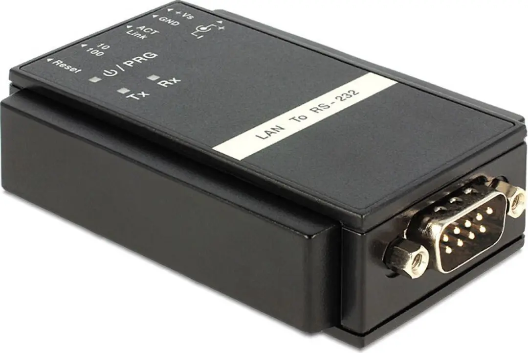 Delock Ethernet naar RS-232 Converter 62504 - Zwart - afbeelding 6 van 6