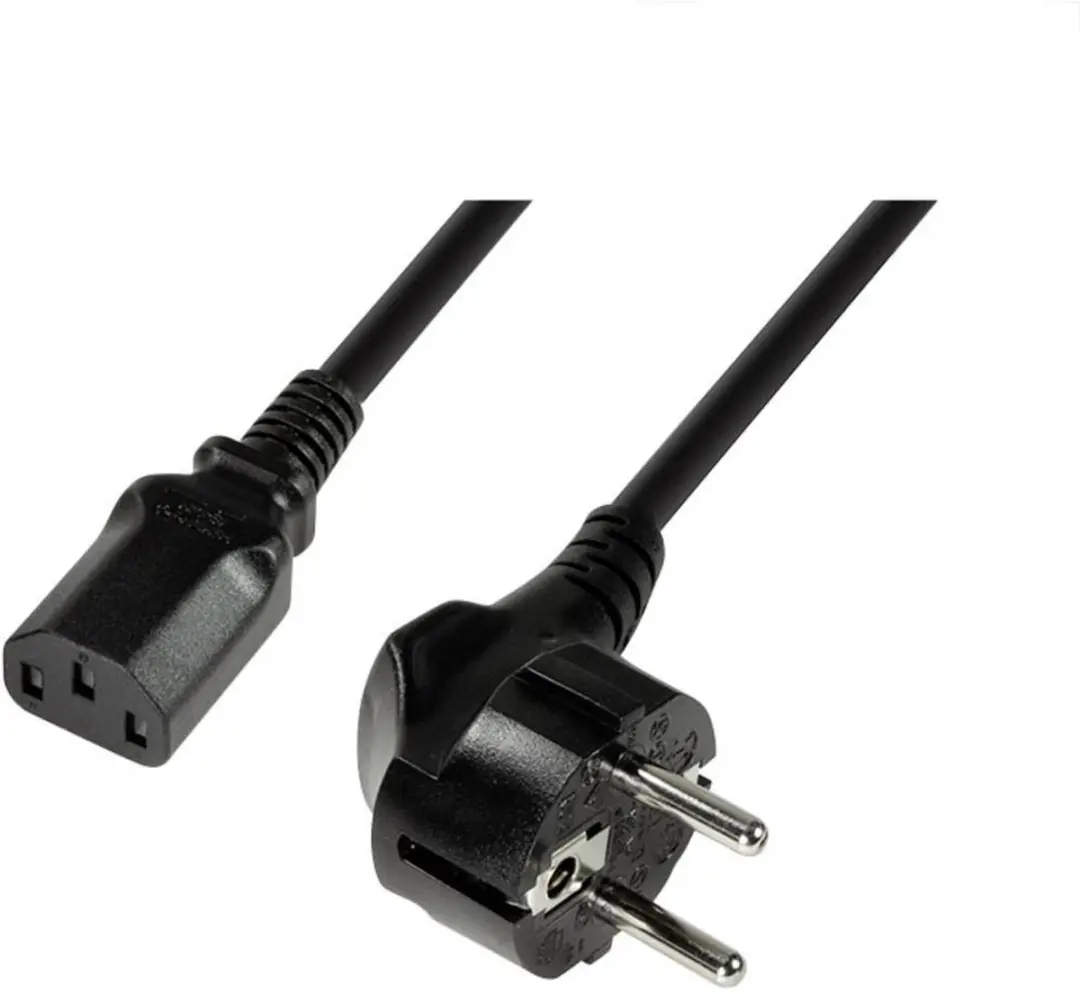 Logilink Stroomkabel Schuko-C13 3M - Zwart - afbeelding 6 van 6