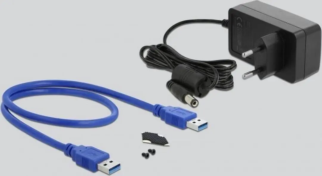 Delock 3.5" SATA HDD Behuizing - USB 3.1 Gen 1 - Zwart