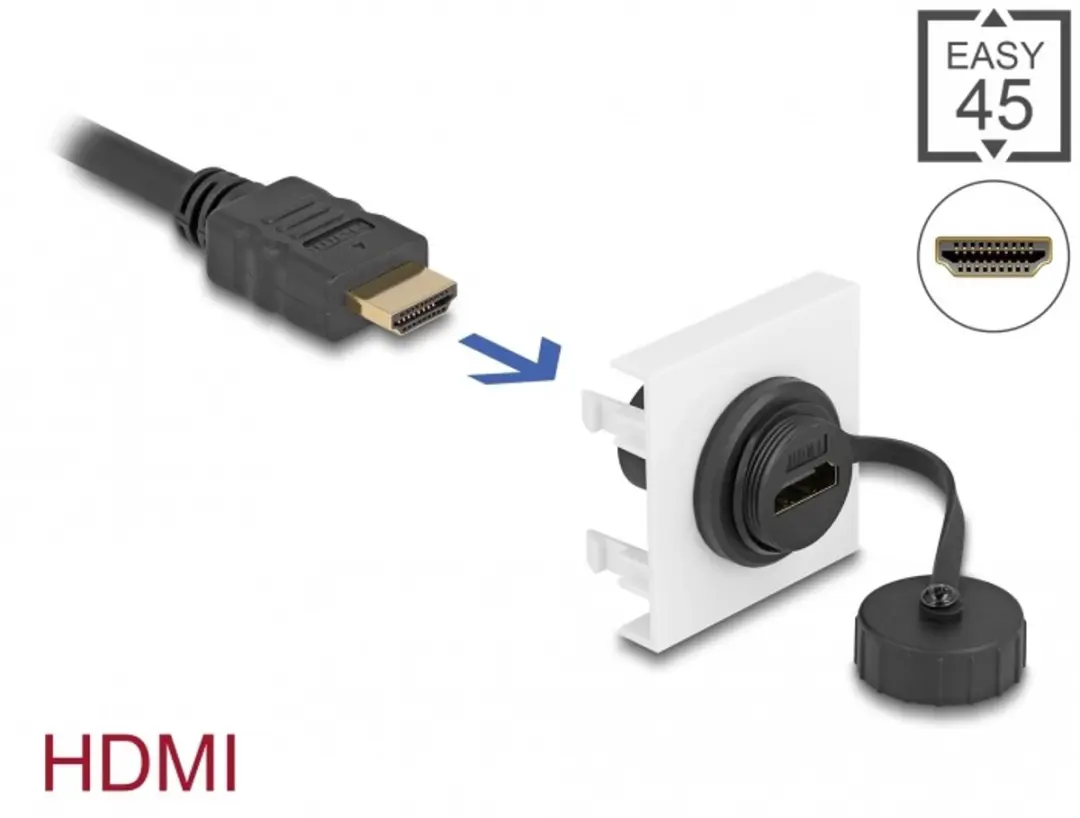 Delock Easy 45 HDMI Module 45x45mm