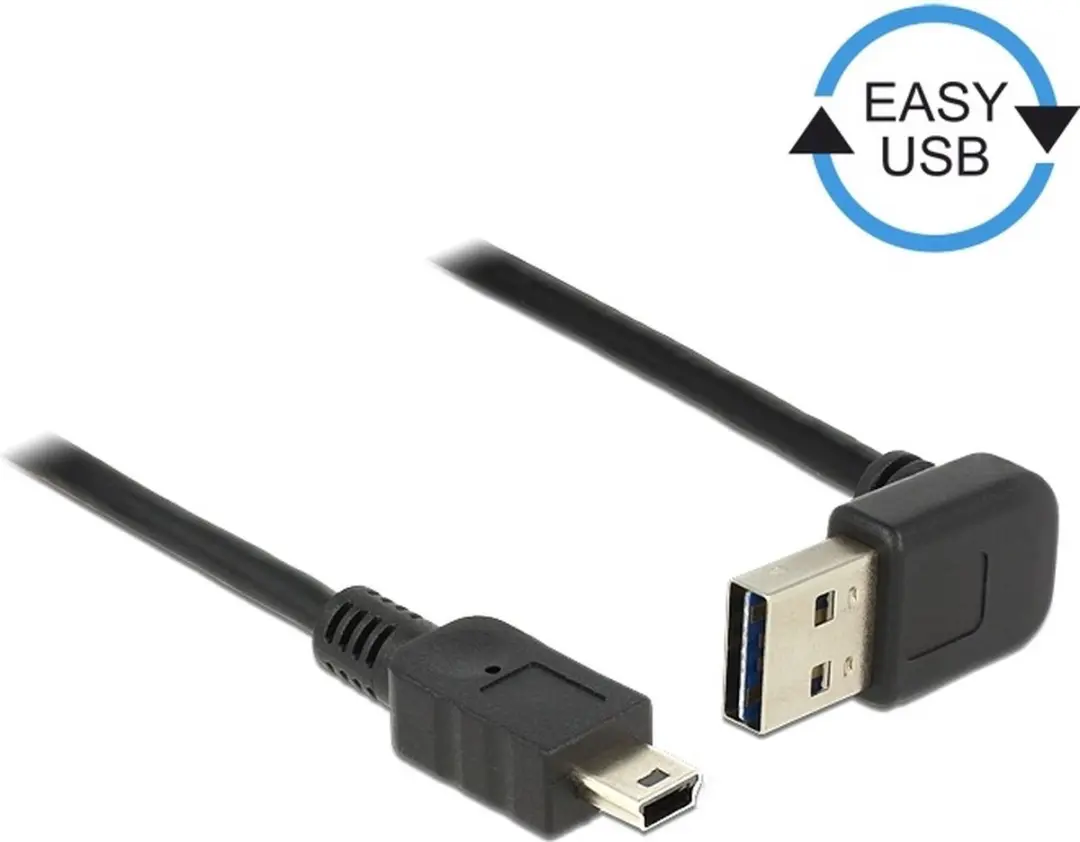 Delock USB 2.0 A Male naar Mini Male Kabel