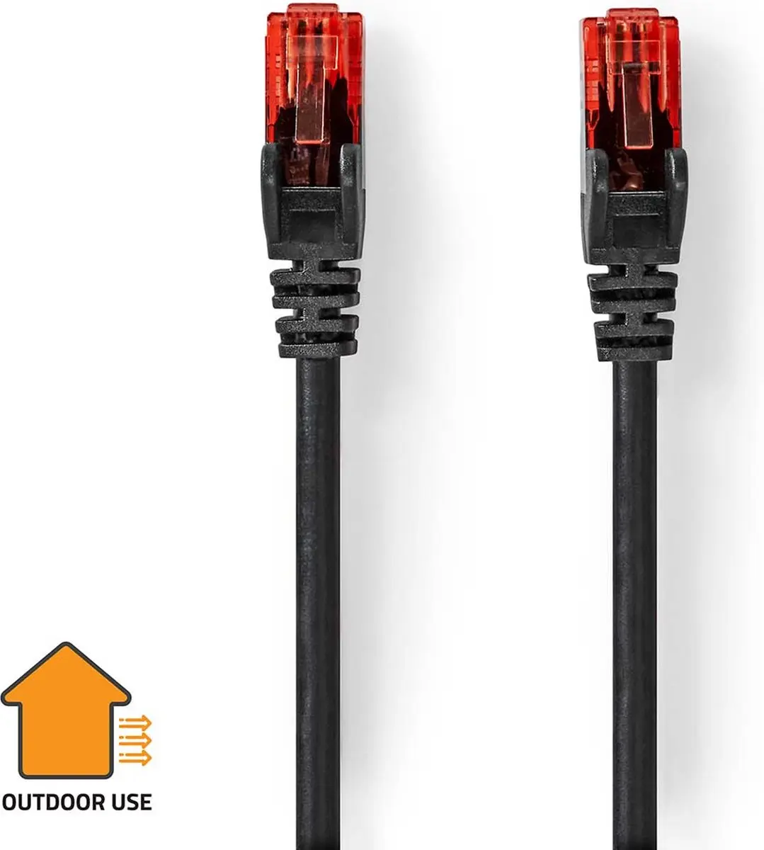 Nedis CAT6 Netwerkkabel RJ45 Male 20m - Buitenshuis Zwart