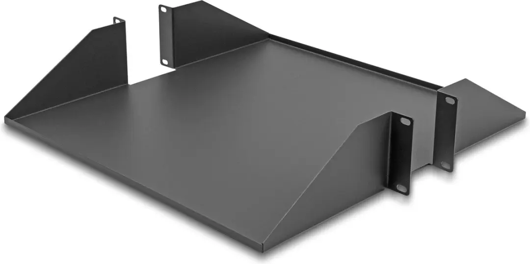 Delock 19" Shelf 2U 46kg - 500mm Diep - Grijs