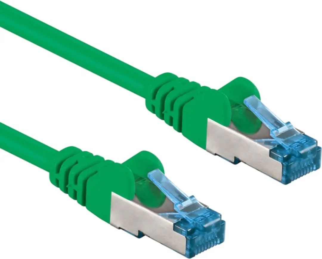 Goobay S/FTP CAT6a Netwerkkabel 10Gbps - 2m - Groen
