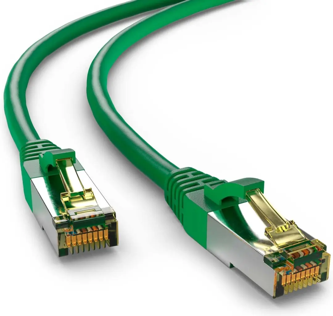 Goobay S/FTP CAT6a Netwerkkabel 10Gbps - 2m - Groen