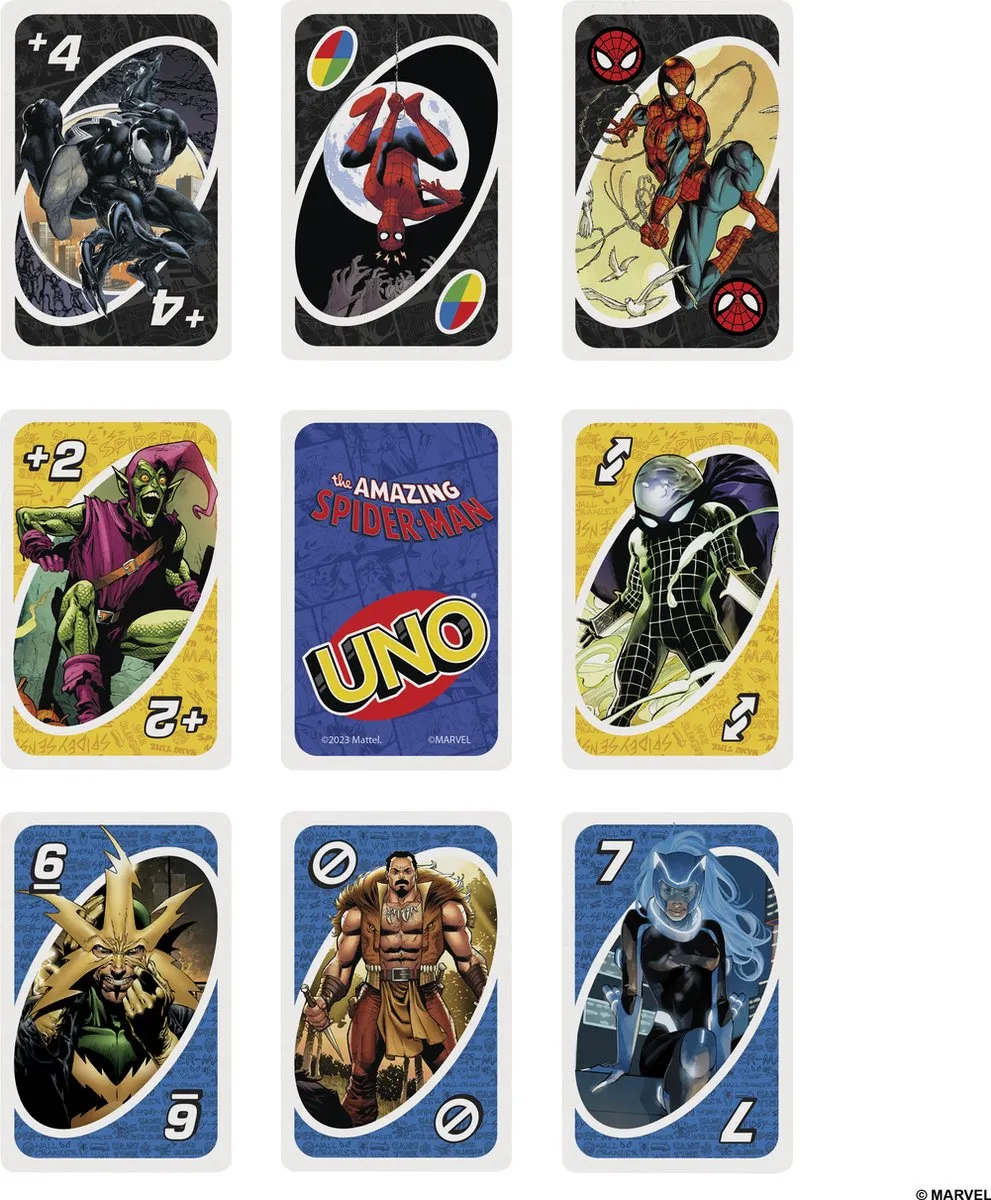 Mattel Games UNO Spider-Man Kaartspel - MATTHXY08