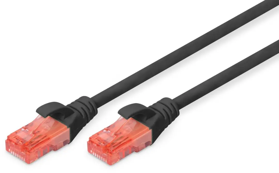 Digitus CAT 6 U-UTP Netwerkkabel 0,5m - Zwart