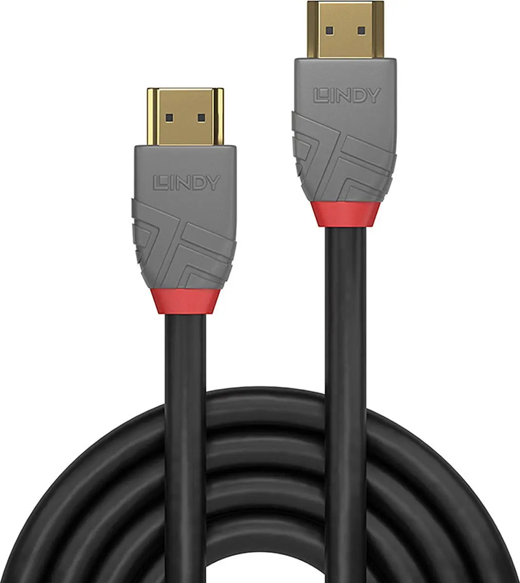 Lindy 36969 HDMI-kabel 20m - Zwart/Grijs