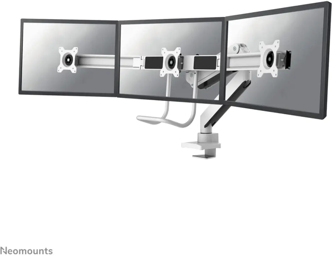 Neomounts NM-D775DX3WHITE Monitorarm 3 schermen - 17-27" - 1-6 kg/scherm - Wit