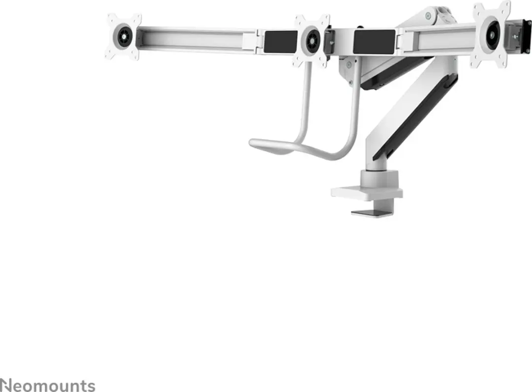 Neomounts NM-D775DX3WHITE Monitorarm 3 schermen - 17-27" - 1-6 kg/scherm - Wit - afbeelding 6 van 6