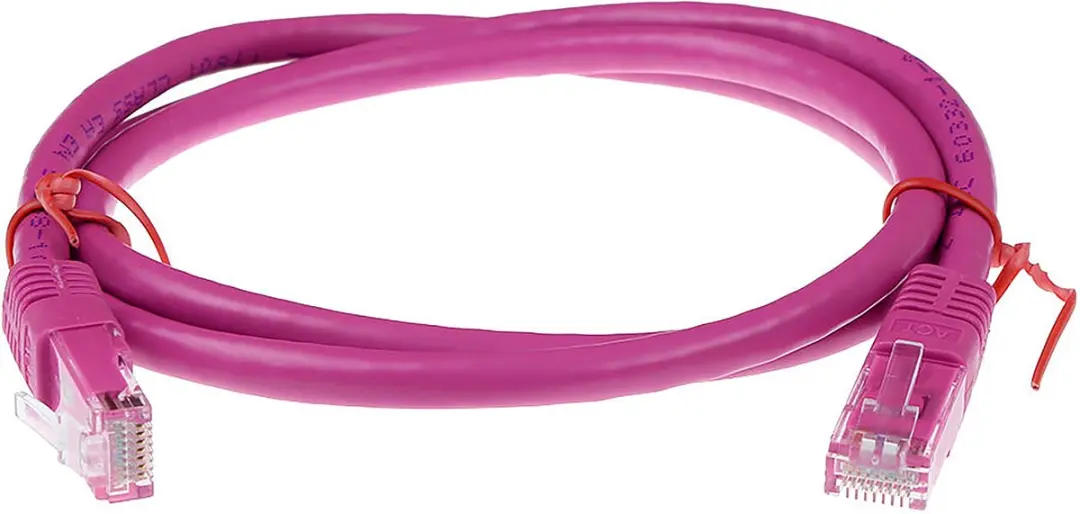 ACT Roze U/UTP CAT6 Patchkabel 2m - RJ45