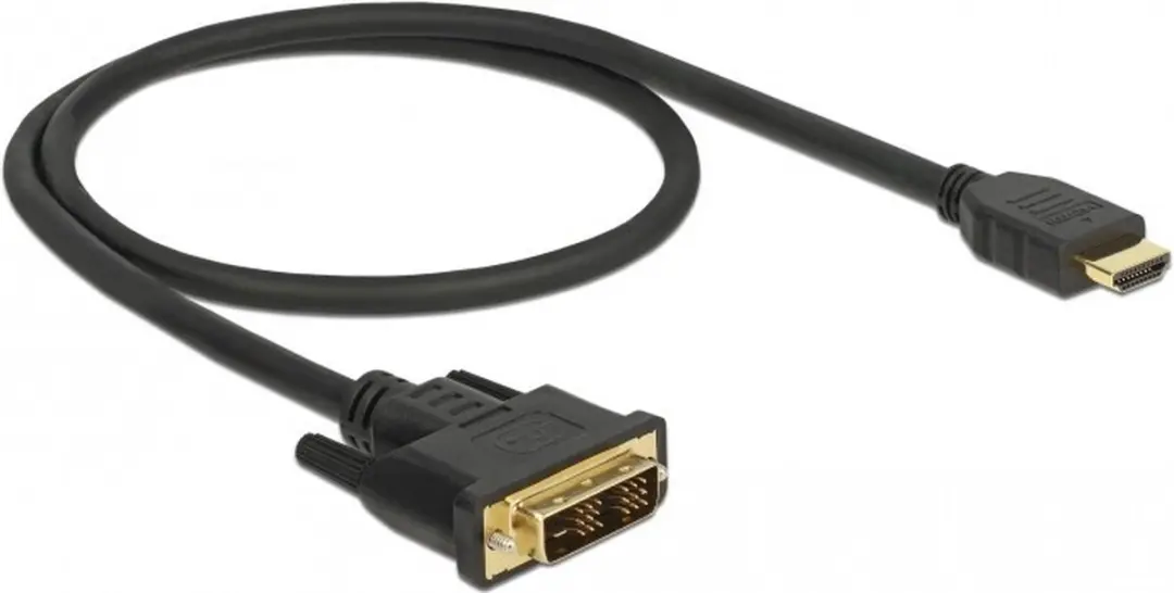 Delock DVI-D naar HDMI Kabel - 0,5m - Zwart - afbeelding 6 van 6