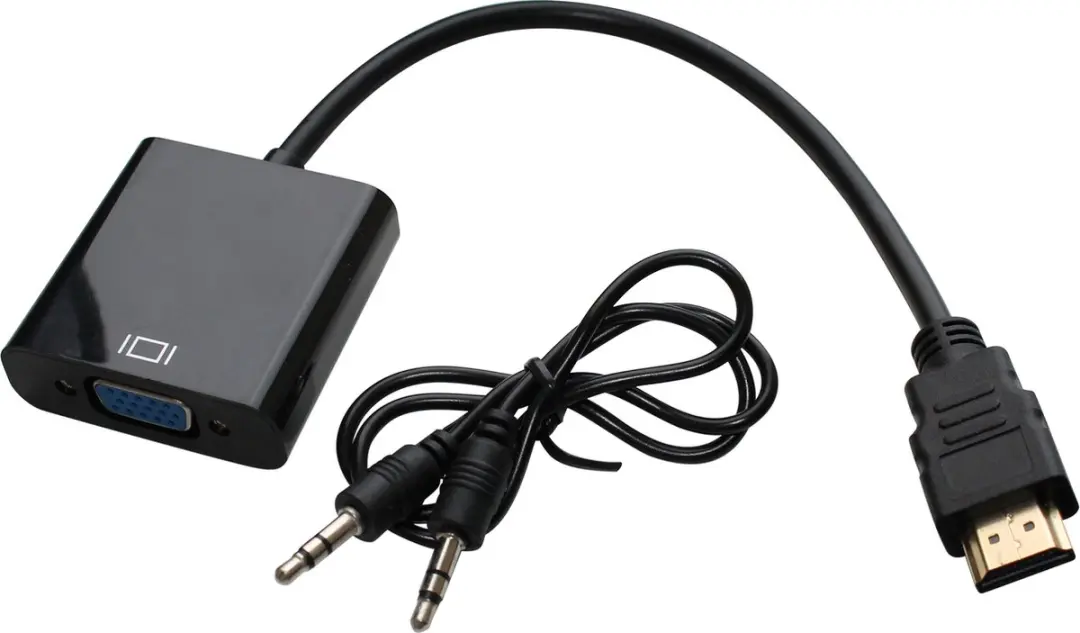 Scanpart VGA naar HDMI Adapter 4K@60Hz - Zwart