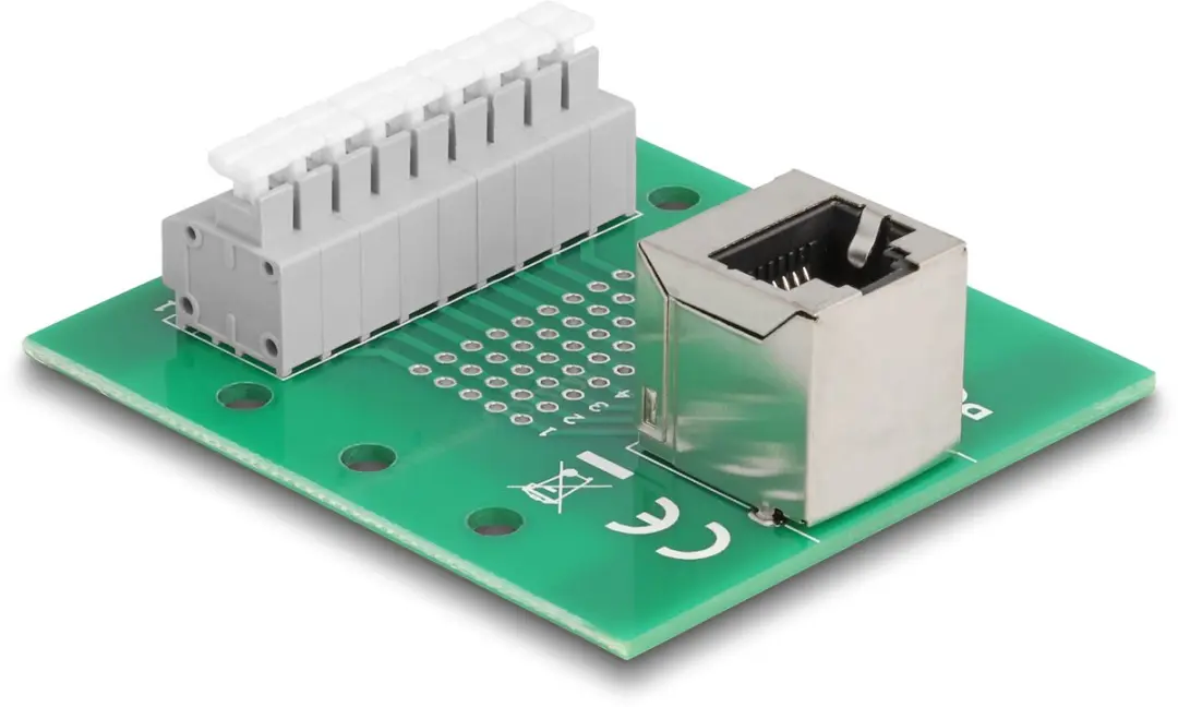 Delock RJ45 naar Terminal Block