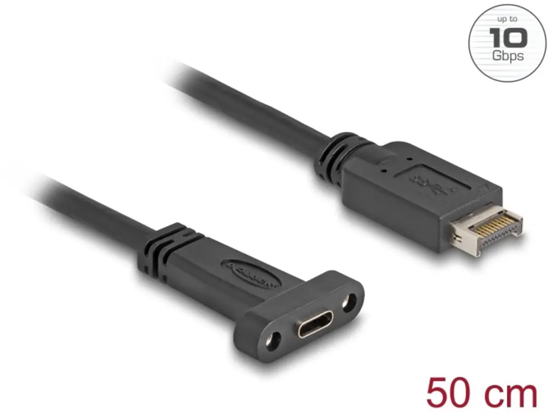 Delock USB 10Gbps Type-E naar USB-C Kabel 50cm