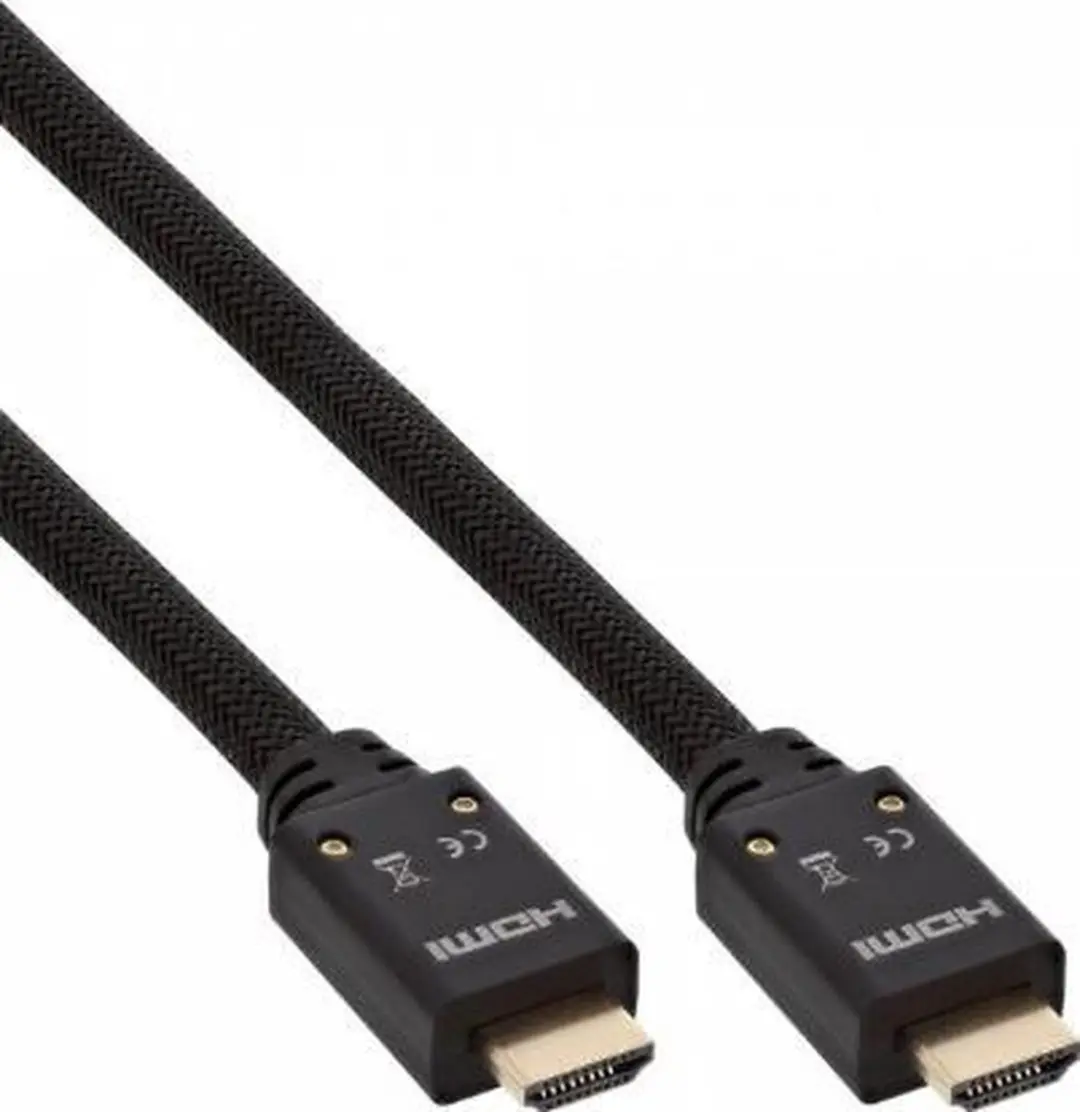 InLine HDMI Actieve Kabel 15m - 4K2K High Speed met Ethernet - Zwart