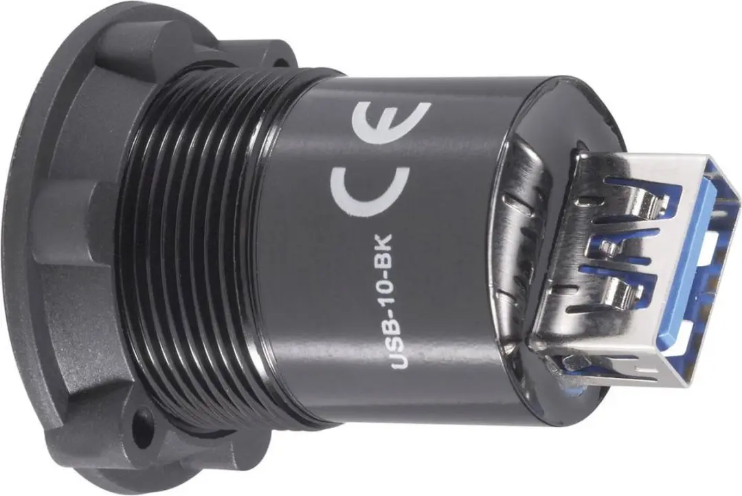 Tru Components USB-10-BK USB-inbouwbus 3.0 - Zwart