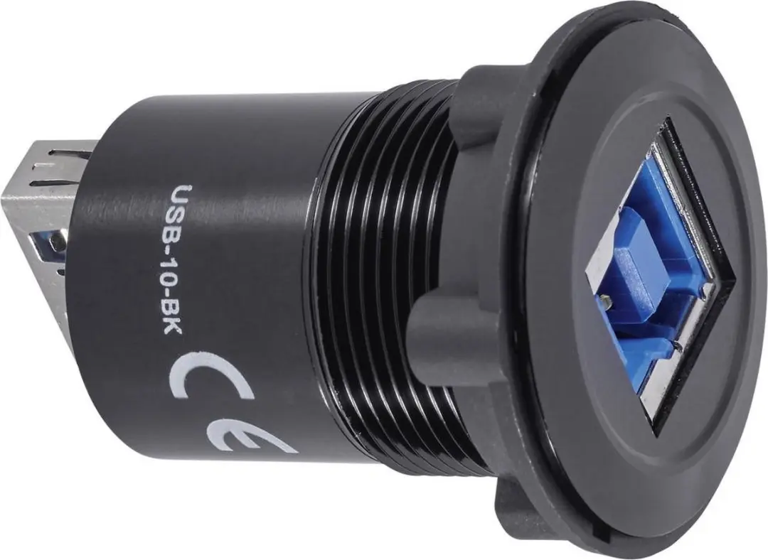 Tru Components USB-10-BK USB-inbouwbus 3.0
