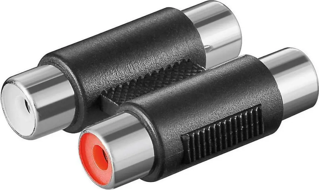 Goobay Tulp Stereo Audio Koppelstuk - 10 Stuks - Zwart