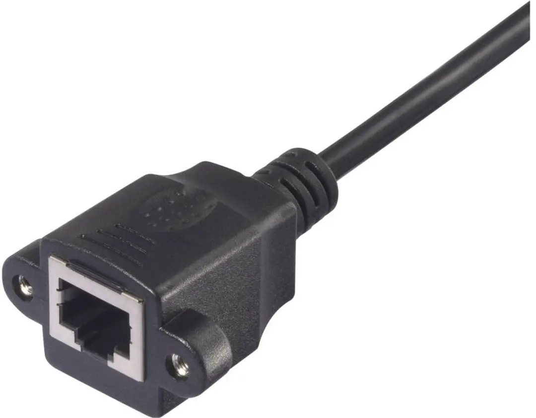 Renkforce RJ45 Netwerk Adapterkabel 30cm - Zwart