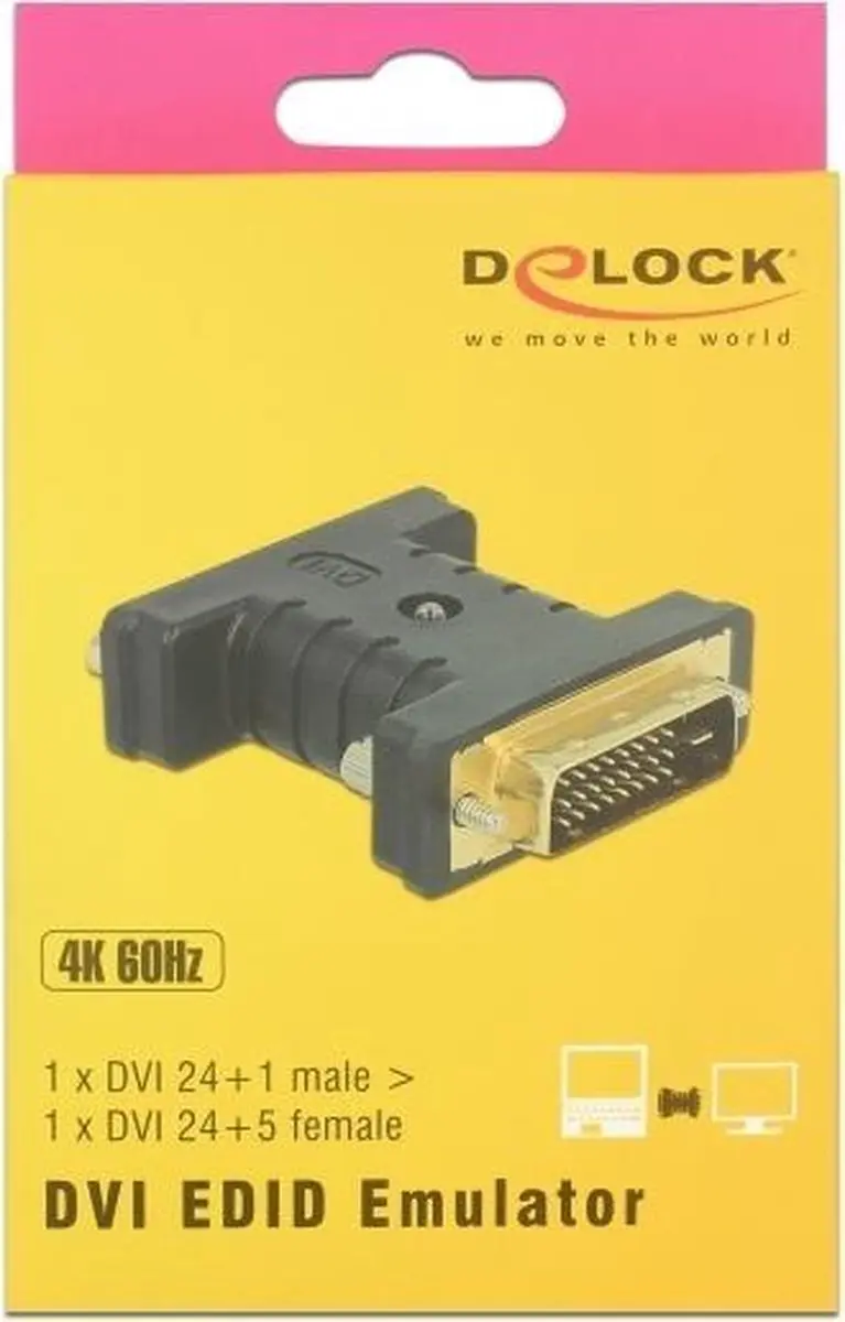 Delock DVI EDID Emulator 63313 - 4K 60Hz HDR