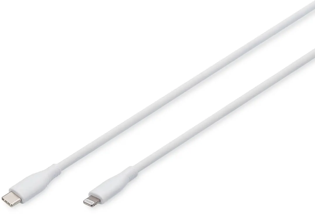 Digitus AK-600110-010-W USB-kabel USB-C naar Lightning 1m