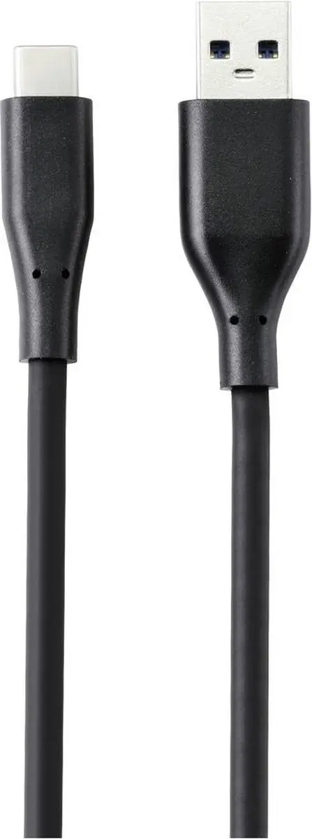 Renkforce RF-4995172 USB-kabel USB-A naar USB-C 1m - Zwart