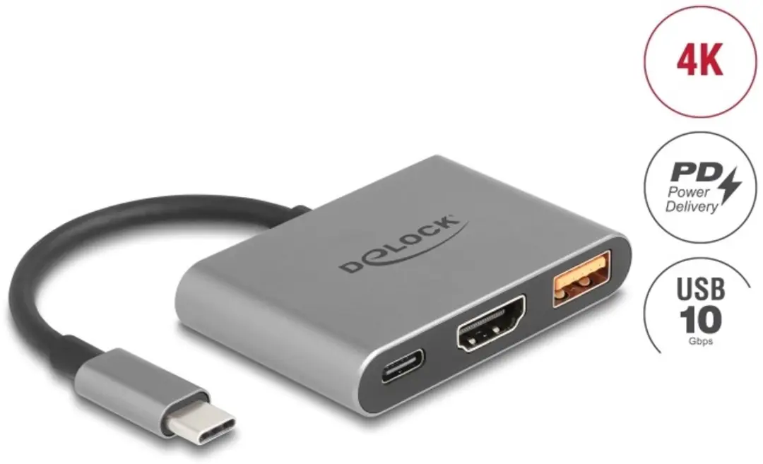 Delock USB-C naar HDMI 4K Adapter