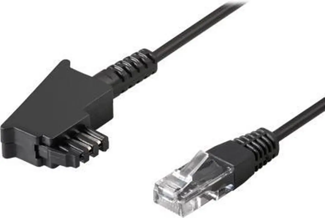 Goobay TAE-F Kabel 10m - Zwart