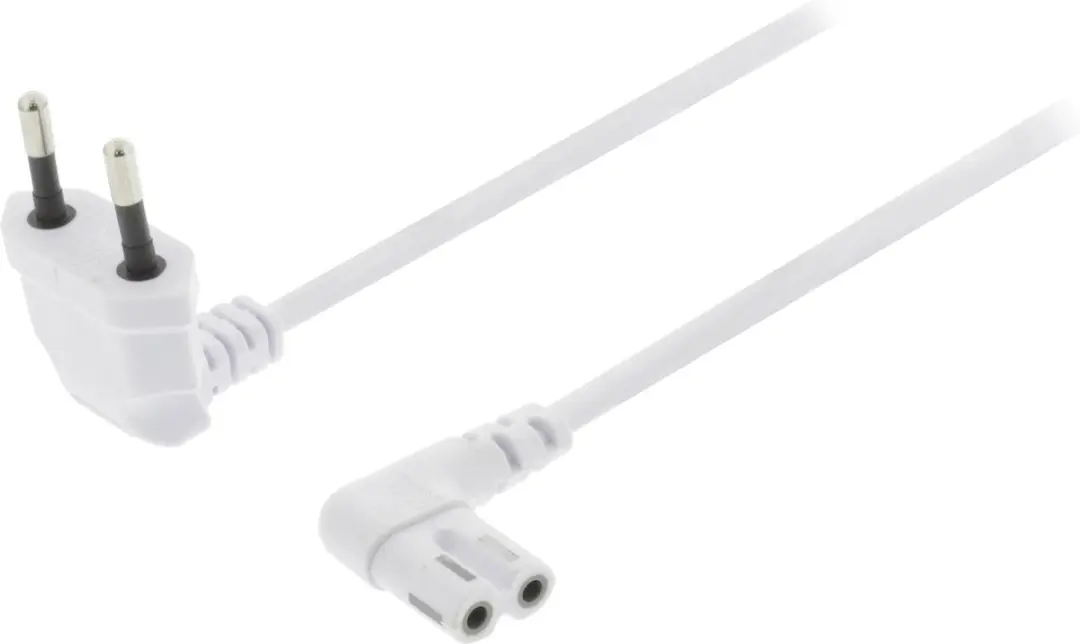 Nedis Stroomkabel PCGP11055WT20 - Gehoekt 2m - Wit